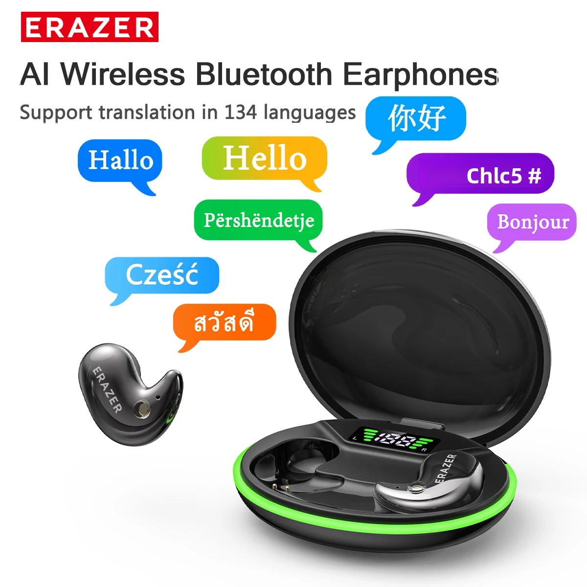 Outdoor Sport Games - سماعات أذن بلوتوث EARZER XF58 مع