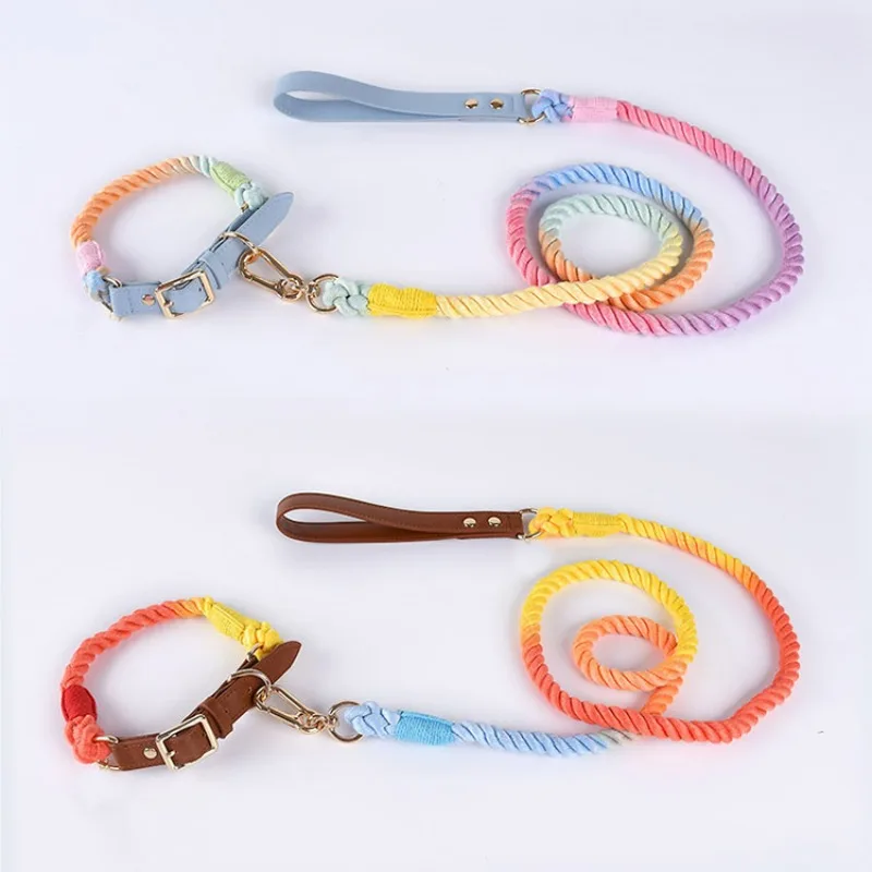 Headcollar Rope Set - Loudik المنسوجة القطن حبل كلب الجر