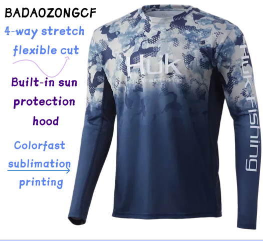 Outdoor Sport Clothing Brands - قمصان صيد رجالية قابلة للتنفس للرياضات