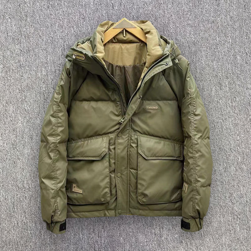 Outdoor Sport Jacket - سترة رجالية بغطاء للرأس بطة البيضاء