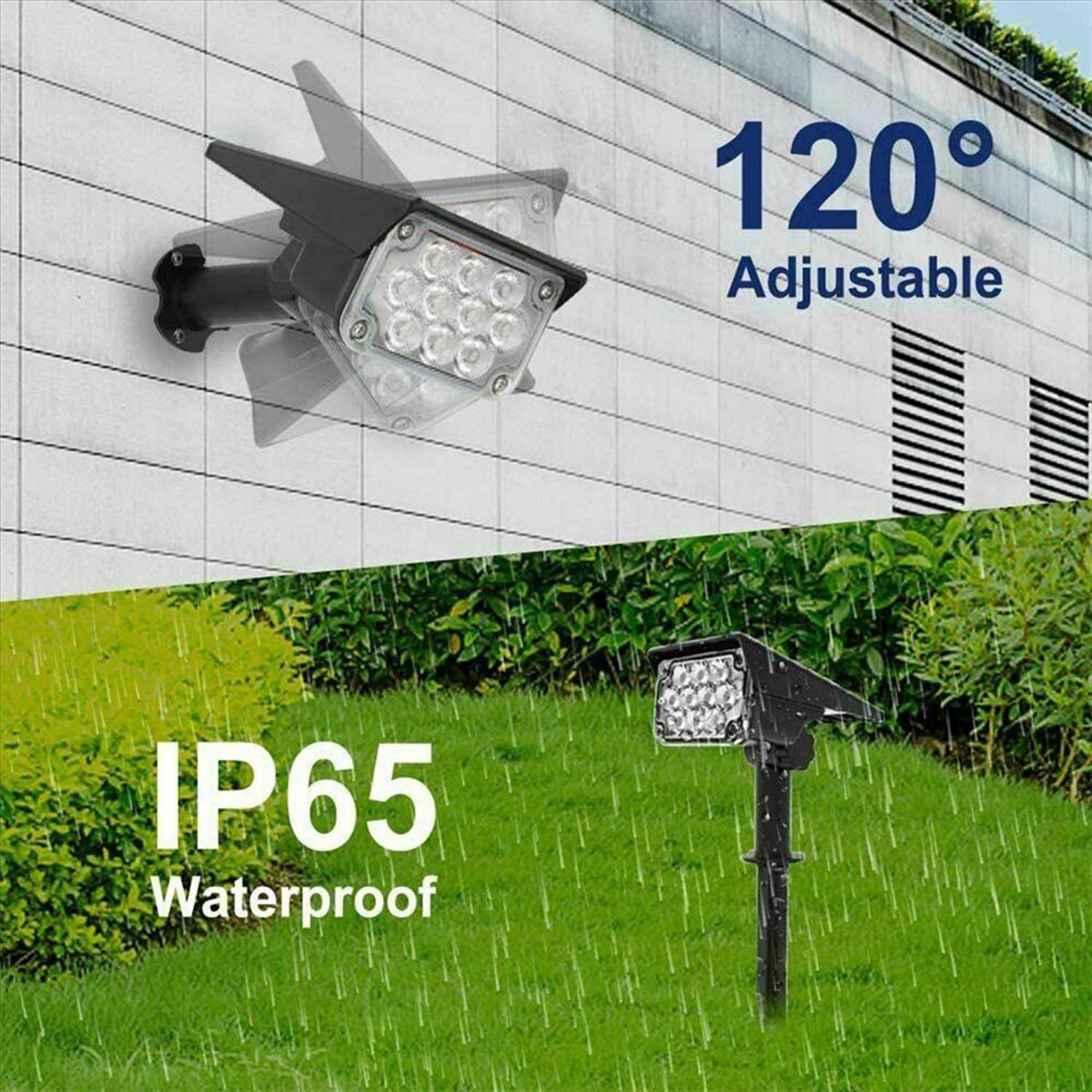 مصباح شمسي Y17A، إضاءة حديقة ش - مراجعة Outdoor Spotlight وسعره