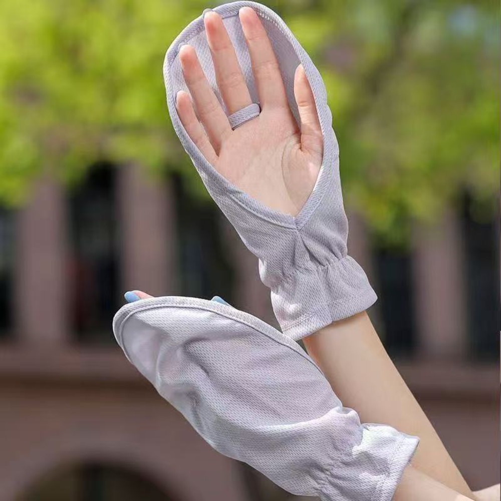 أكمام واقية من الشمس مضادة للأ - مراجعة Outdoor Sport Gloves وسعره