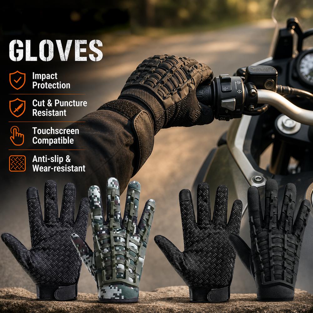 قفازات تكتيكية تعمل باللمس لرك - مراجعة Outdoor Sport Gloves وسعره