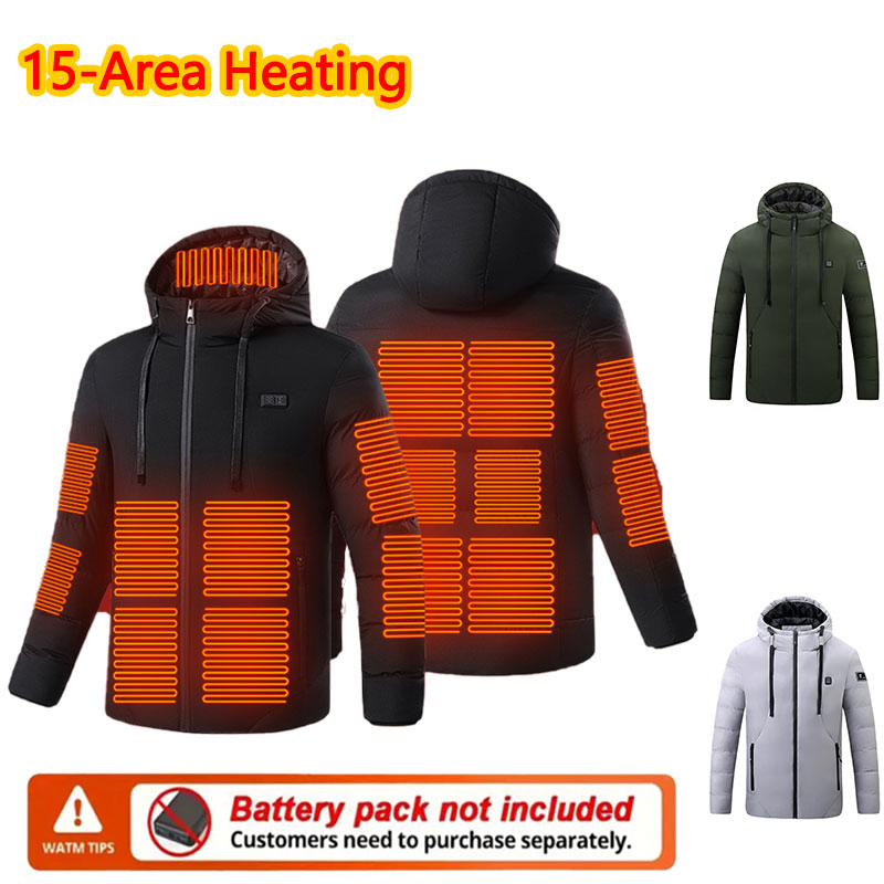 15 منطقة ساخنة الشتاء مقنعين س - مراجعة Outdoor Sport Jacket وسعره