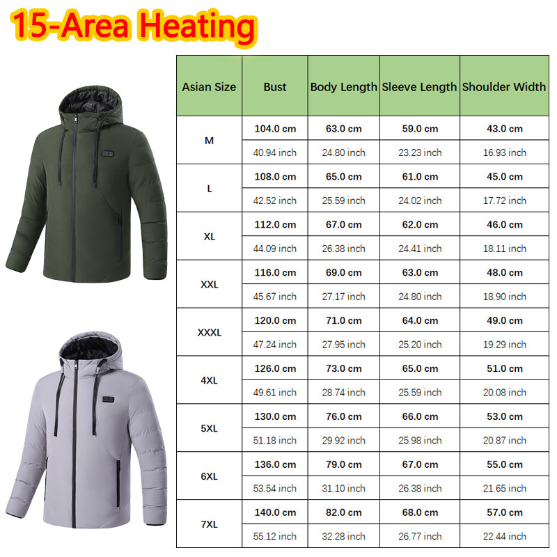 15 منطقة ساخنة الشتاء مقنعين س - مراجعة Outdoor Sport Jacket وسعره