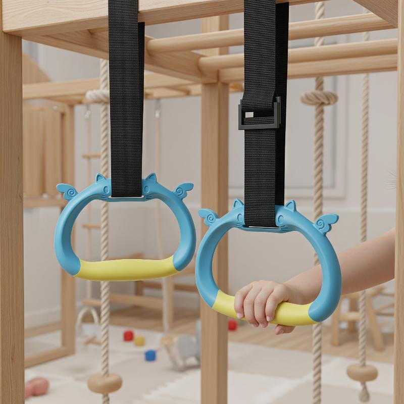مجموعة قضبان أفقية وحلقات للجم - مراجعة Gymnastic Bar Home وسعره