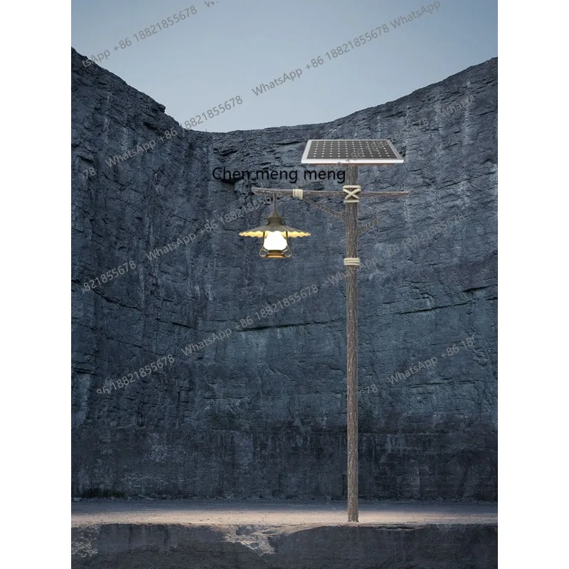 مصباح حديقة شمسي بتصميم عتيق،  - مراجعة Outdoor Spotlight وسعره