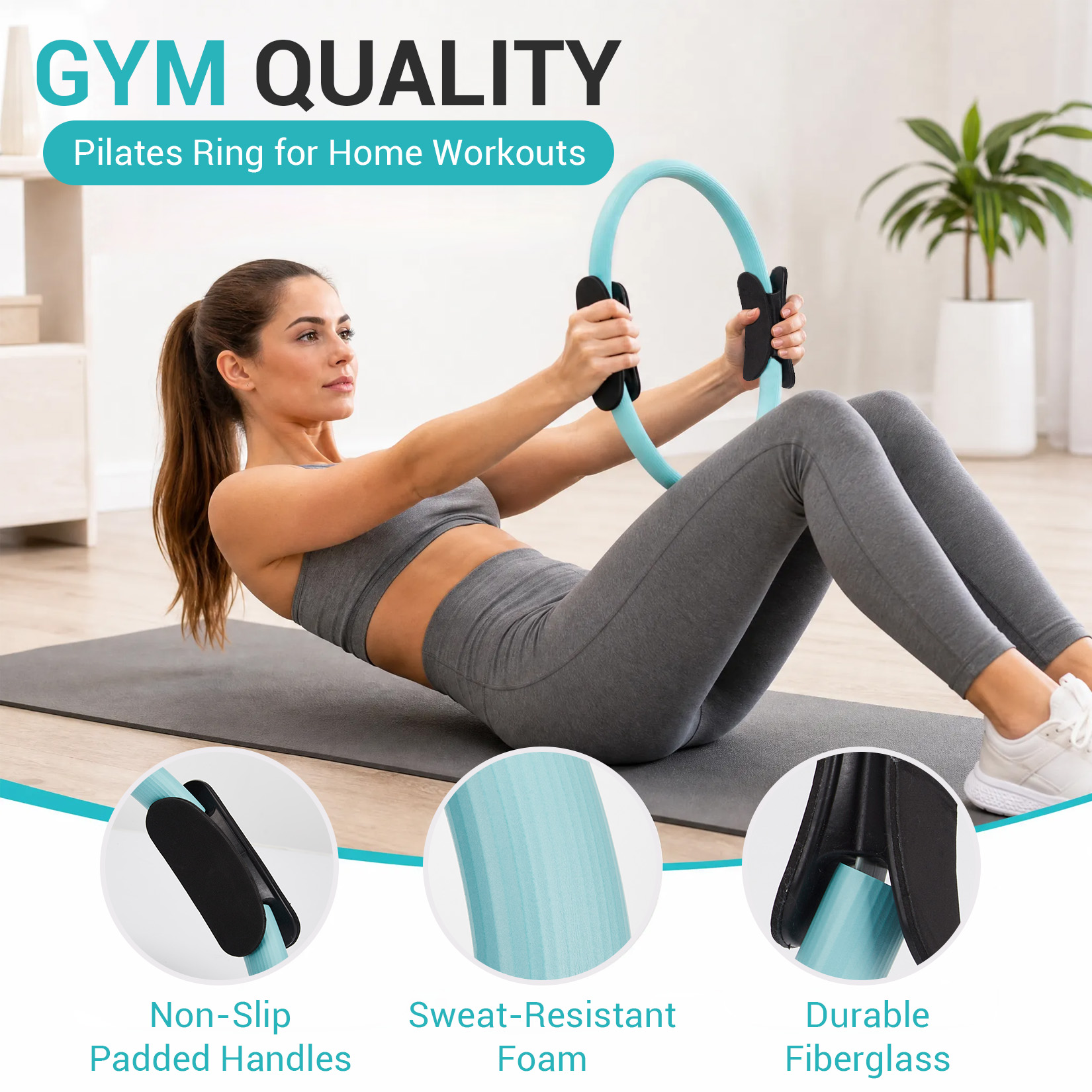 مجموعة تدريب البيلاتس، حلقة بي - مراجعة Gymnastic Bar Home وسعره