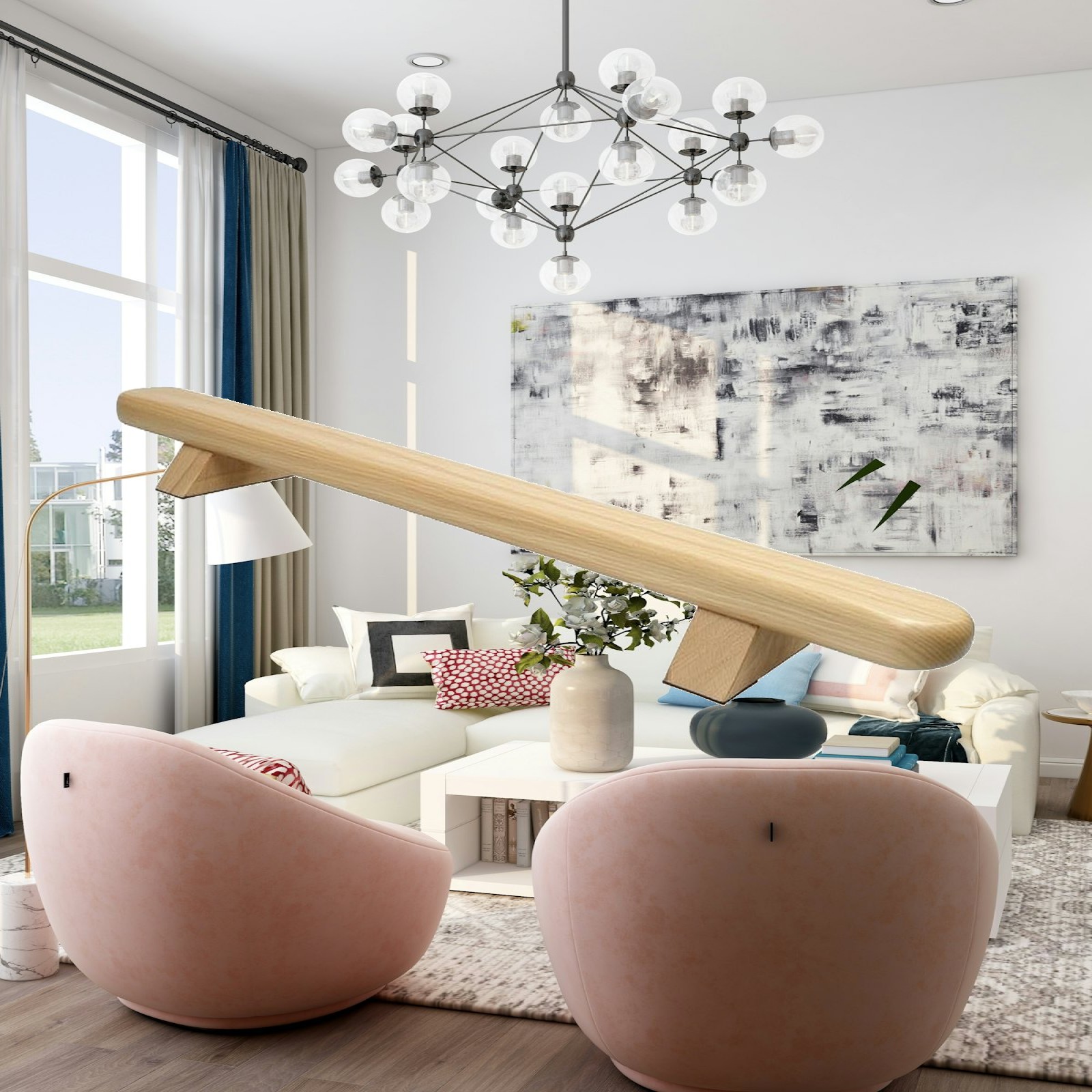 قضبان جمباز خشبية بحواف مستدير - مراجعة Gymnastic Bar Home وسعره